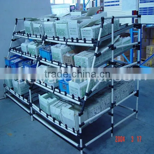 pipe material storage shelf