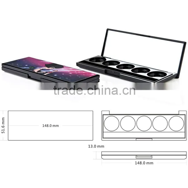 Hot Design Square Black Cheap 88 Color Eyeshadow Palette photo-3