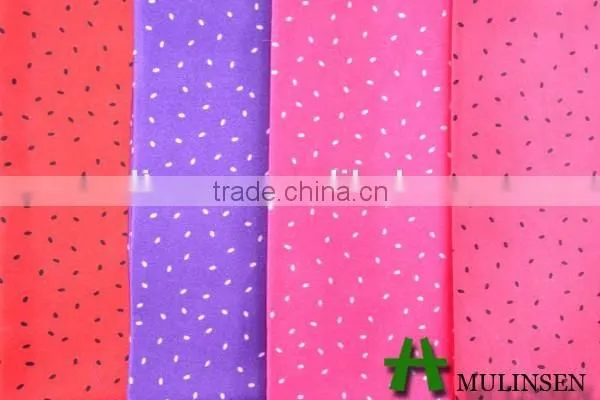 Mulinsen Textile Fabric Manufacturer With Twist 100%polyester Light Weight Satin Fabric photo-4
