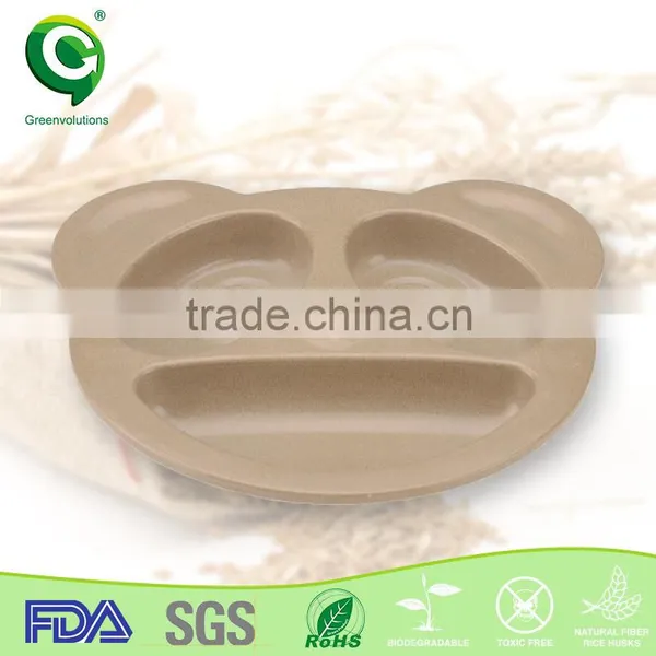 Biodegradable Material Custom Printed Restaurant Hotel Used Dinner Plates photo-2