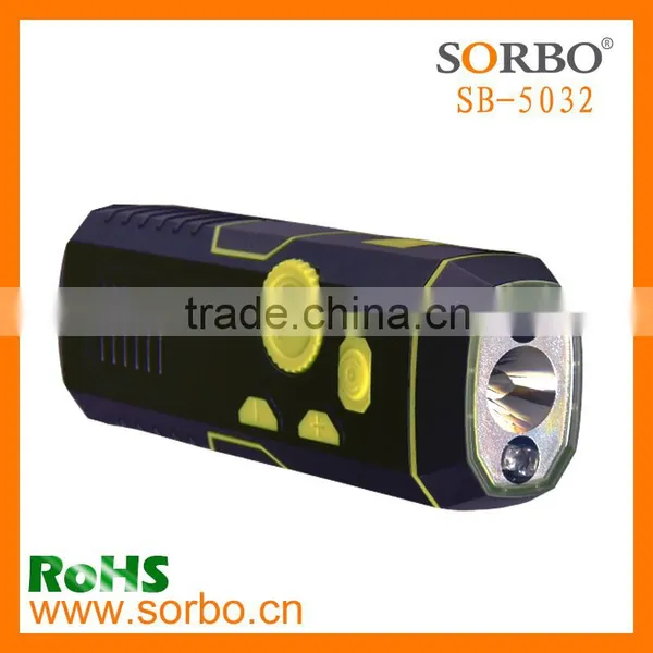 Dynamo Emergency Hand Crank Self Powered FM Radio, LED Flashlight, Smart Phone Charger Power Bank photo-3