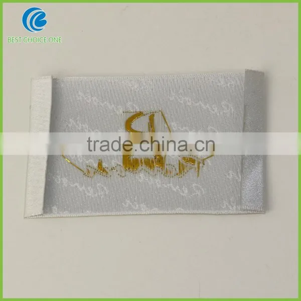 2016 Factory Wholesale Custom Polyester Damask Woven Labels For Clothing photo-5