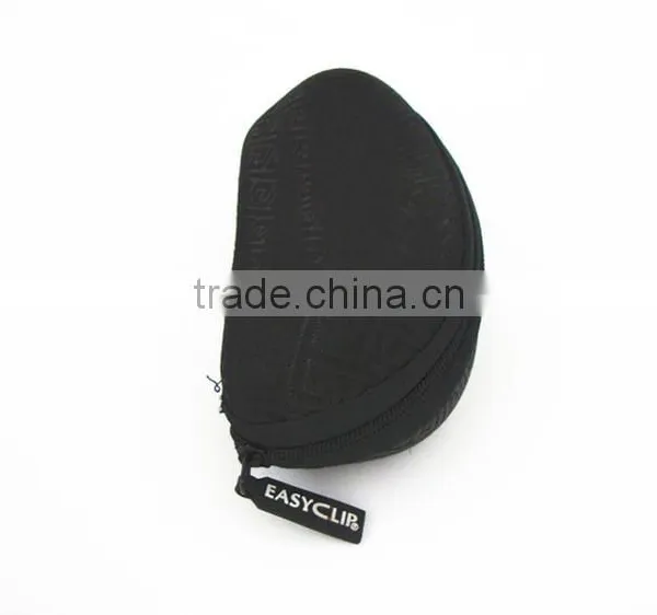 Black Hard EVA Zipper Glasses Case,EVA Sunglasses Accessories Case photo-3