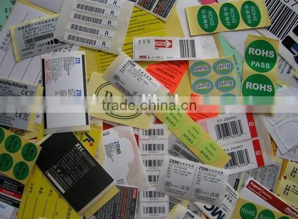 Adhesive Ticker Labels Printing High Quality Low Price photo-2