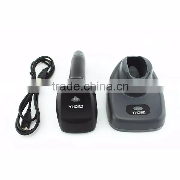 Hot Sale Barcode Reader 2d CCD Wireless Barcode Scanner With Memory 433 MHZ Frequency Bar Code Scanner photo-3