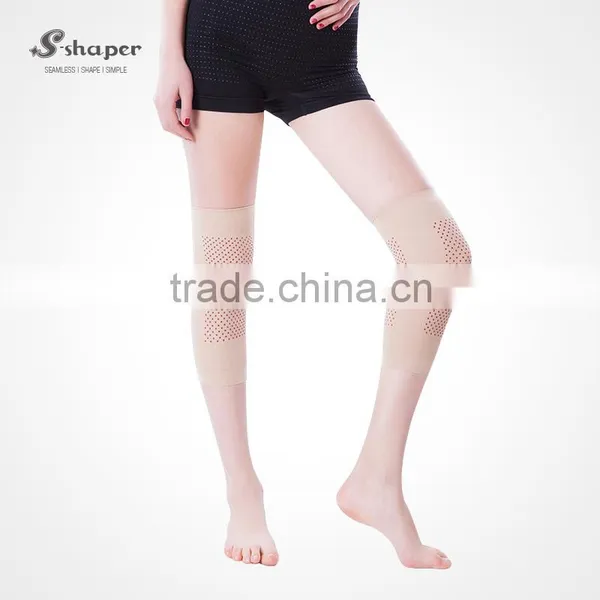S-SHAPER Tourmaline Bamboo Knee Cover Leg Supporter Self-Heating Calf Protector Outdoor Sports Running Knee Sleeve photo-4