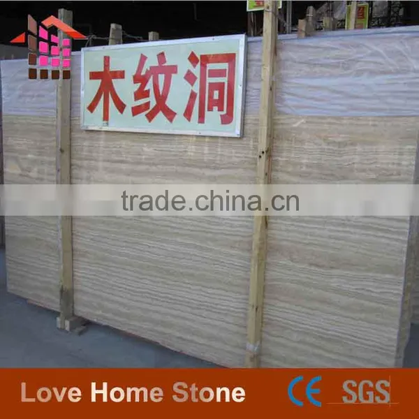 Wood Travertine Marble Tile Floor photo-4