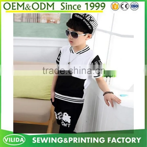 Custom High Quality Outdoor Sportwear Dry Fit Fastion Kid's Tracksuit photo-2