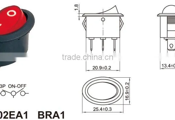 Mini Illuminated Rocker Switch,Hot Selling Rocker Switch/green Lighted Switch photo-6