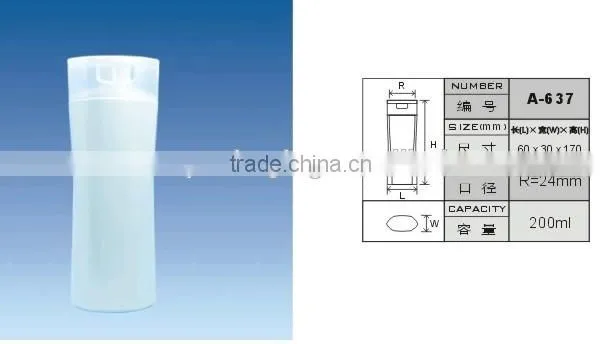 200ml Red Shampoo Bottle photo-3