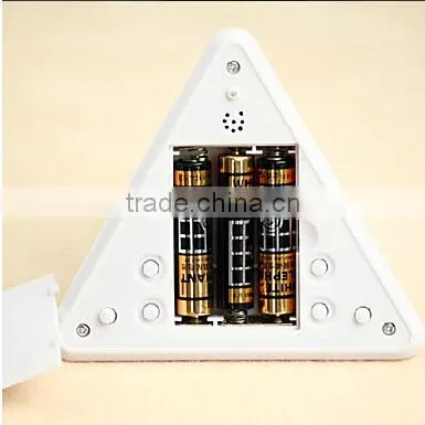 Top Sale Triangle Color Changing Digital Alarm Clock/desk Clock/calendar Clock photo-4