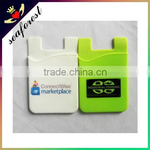 Mobile Phone Silicone Smart Wallet Adhesive Card Holder photo-6