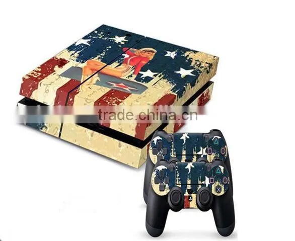 Fashion Style ! Vinyle Carbon Fiber Skin Sticker for PS4 Console photo-2