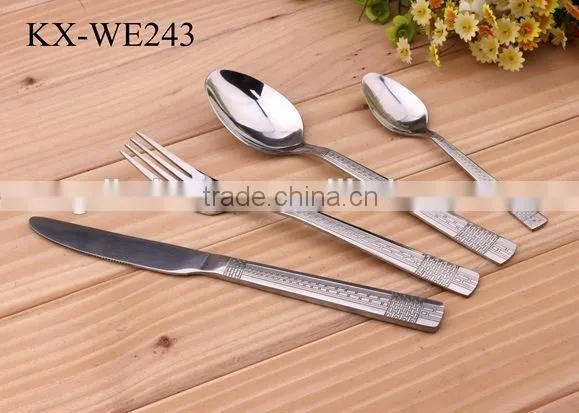 New Style Single Cheap Stainless Steel Cutlery Set photo-4