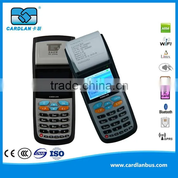 Linux Handheld POS Terminals With Built-in Thermal Printer, Support GPRS and WiFi photo-2