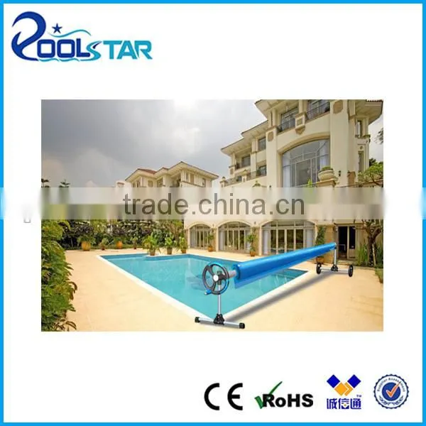 High Quality Swimming Pool Cover Reel Stainless Steel Inground Solar Cover photo-2