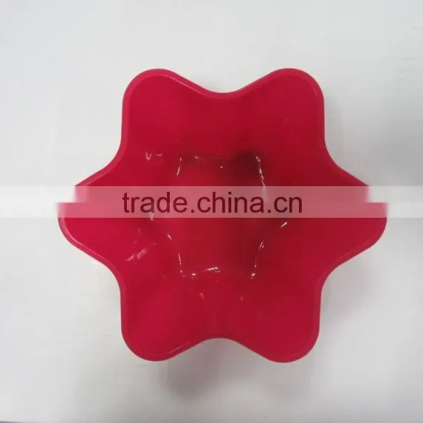 Popular Flower Shape Silicone Baking Mould photo-3