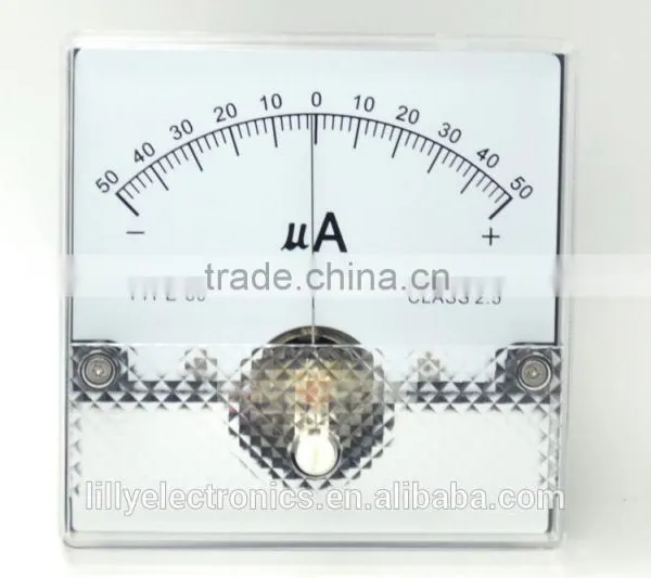 SD-80 Panel Meter DC 50 uA Class 2.5 80x80mm photo-2