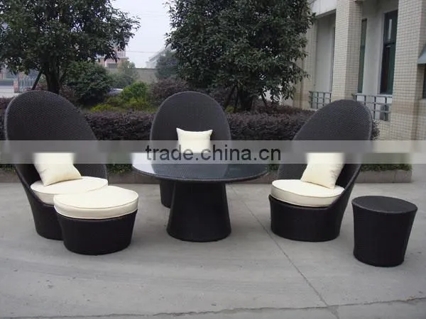 Amazing Single Sofa Set Garden Wicker Sofa Furniture Design photo-6
