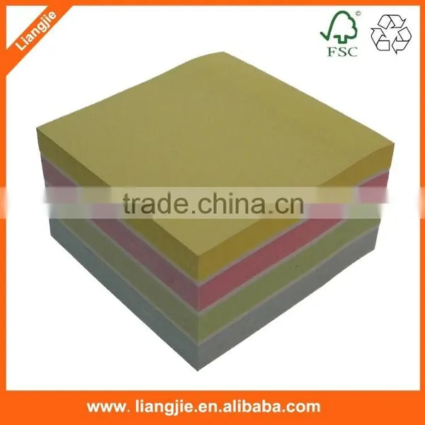 Eco-friendly Promotional Neon and Colorful Sticky Note Pad Customed Office and School Self-adhesive Note Pad photo-5