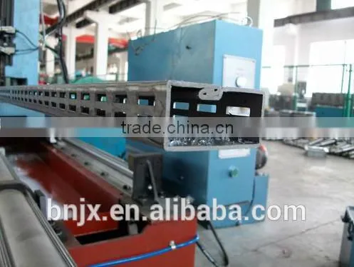 Servo Motor Punching Storage Rack Goods Shelf Cassette Roll Forming Machine From Smartech Machinery photo-2