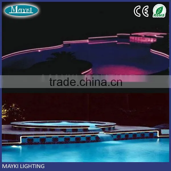 No UV Radiation 10mm Solid Core Side Glow Fiber Optic Cable for Swimming Pool photo-6