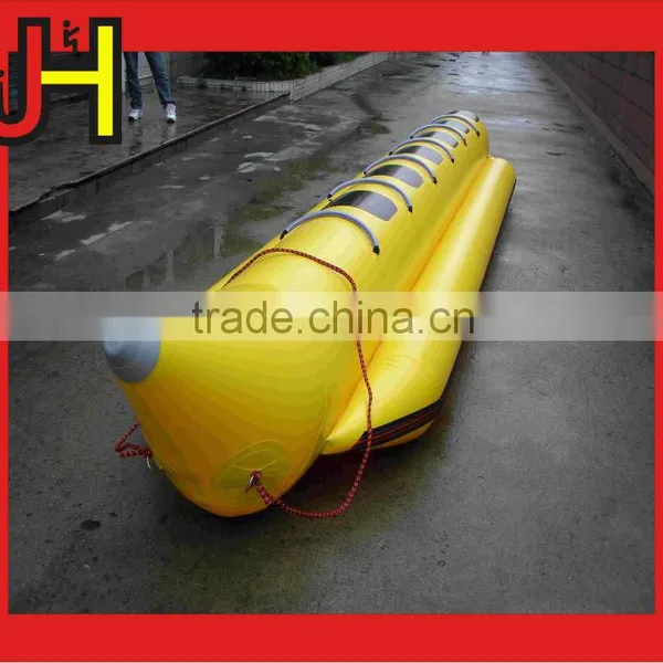 China Hot Selling PVC Fabric Inflatable Flying Banana Boat for Water Game photo-3