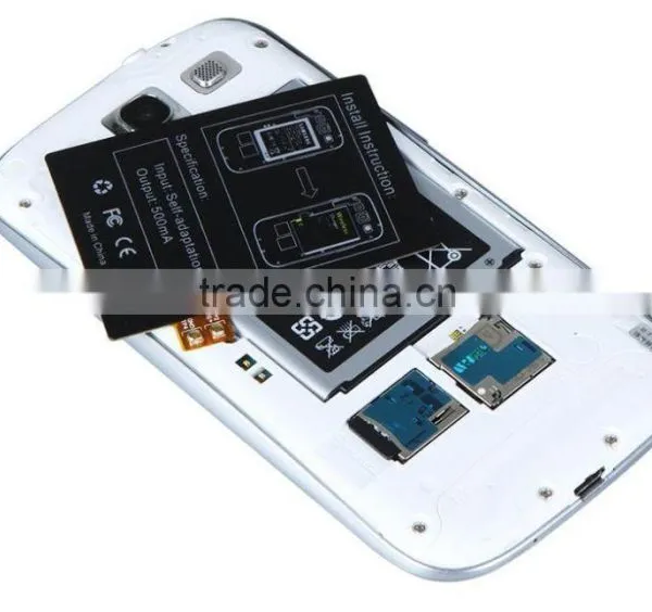 Ultra-thin Qi Wireless Charging Adapter For Samsung Galaxy S3 photo-3