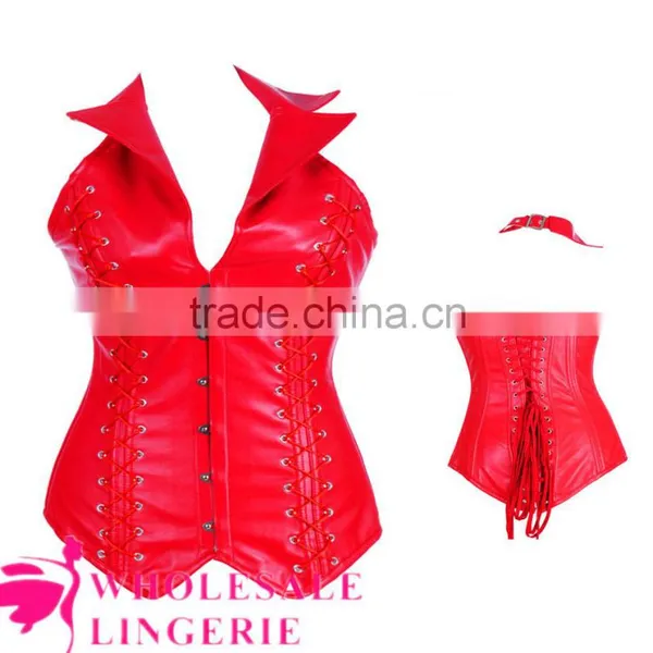 2015 New Design Sexy Red Mature Corset for Waist Training Corsets for Sale photo-3