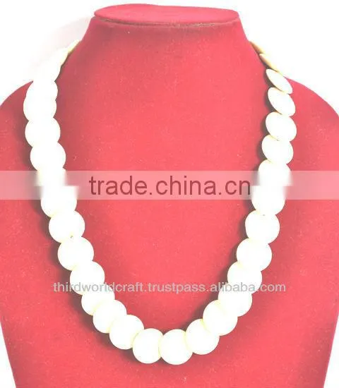 Necklace Made of Buffalo Bone and Horn photo-5