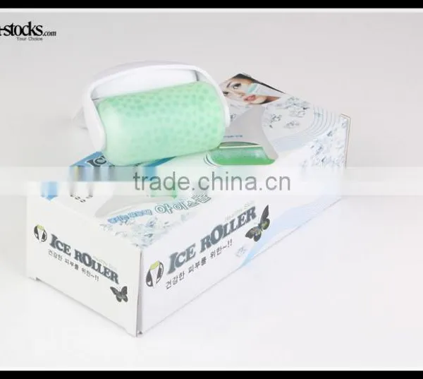 ICE ROLLER Derma/Gesicht Korper/Haut Kuhl Fieber Kopfschmerzen Schmerz Wachs 1-Pack Jade Green photo-5