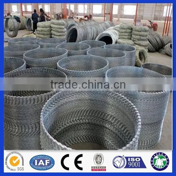 Hot Dipped Galvanized BTO-22 Coiled Razor Barbed Wire photo-5