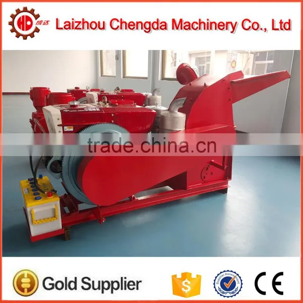 High Quality 22hp Diesel Engine Powered Wood Hammer Mill Crusher photo-5