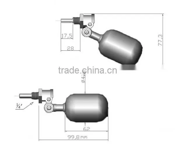 MR8WK-S 1/4"inch Float Type Ball Valve photo-3