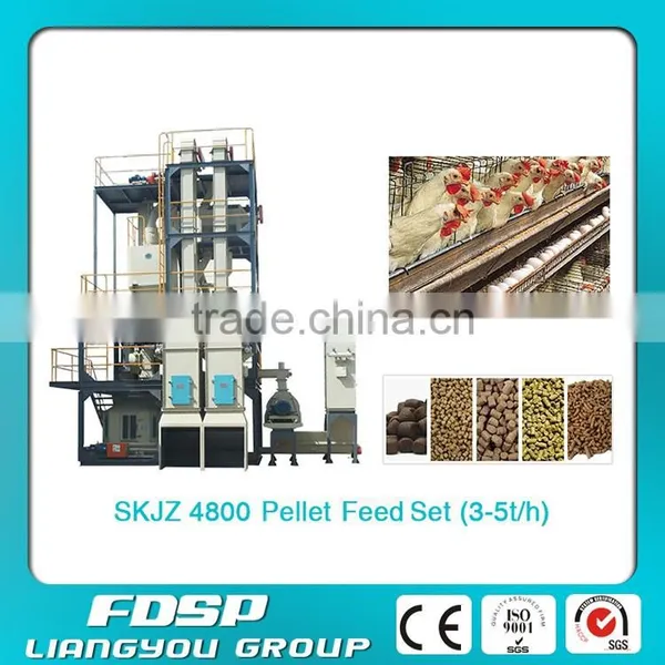 Animal Feed Engineering Machinery 1-2tph Poultry Feed and Pellet Production Plant photo-2