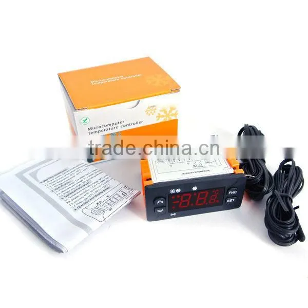 Digital Microcomputer Refrigeration Temperature Controller Compressor Defrost Fan + NTC PTC Probe Type photo-2