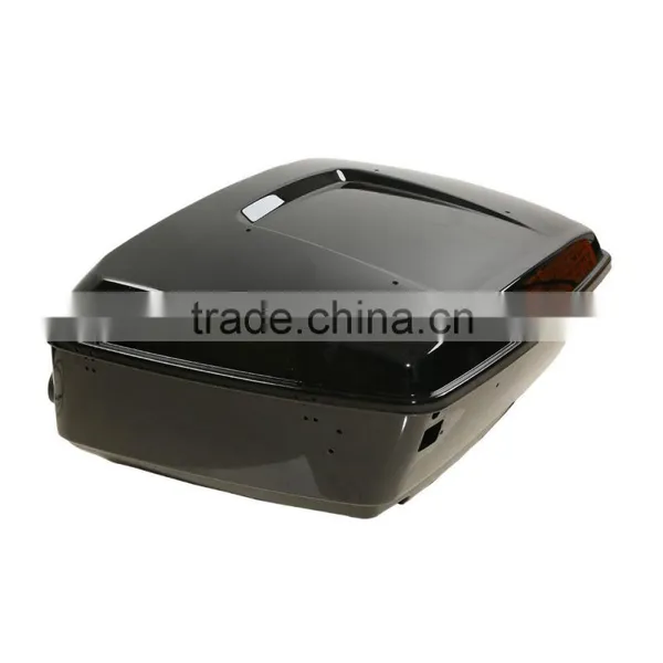 Black Tour Pak Pack Trunk For FLHT Ultra-Classic Electra Glide 2014-2016 photo-4