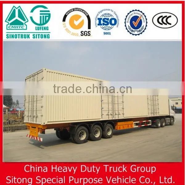 60T Enclosed Curtain Side Trailers for Online Shopping photo-4