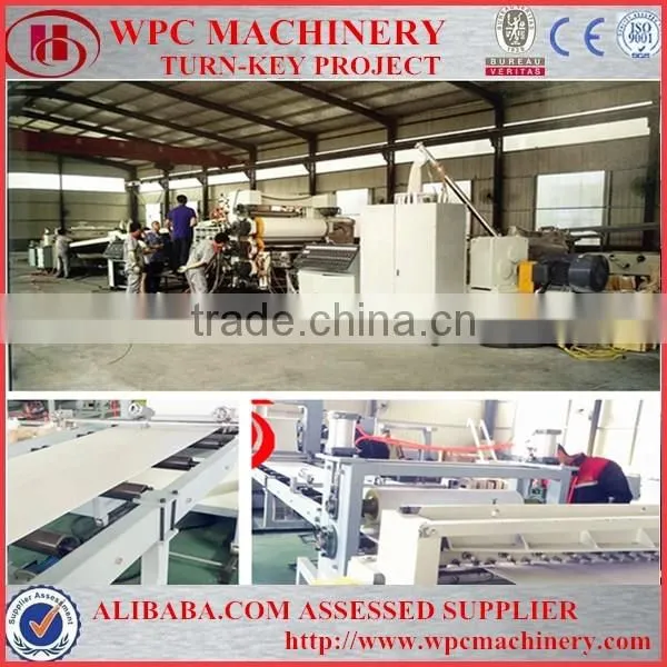 Plastic WPC PVC Free Foamed Sheet Machine With CE photo-2