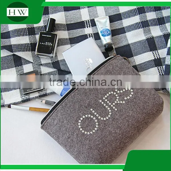 Promotional Gifts Clear Plain Canvas Cosmetic Bag With Zipper and Logo photo-4