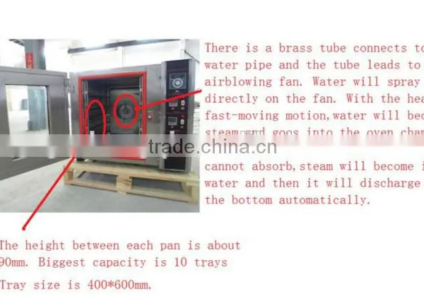 Electric 10 Trays Commercial Oven, Baking Oven Price,used Bakery Oven (ZQB-10D) photo-6