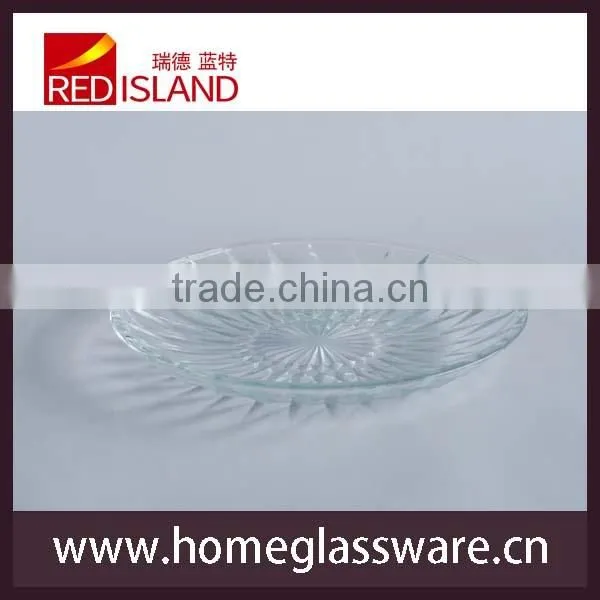 6 Inch Fresh Fruit Salad Glass Plate photo-6