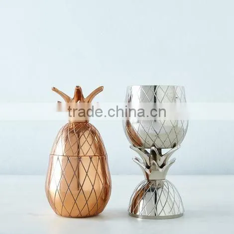 Pineapple Moscow Mule Mug Cup 16oz Pineapple Tumbler Gold Copper Silver photo-2