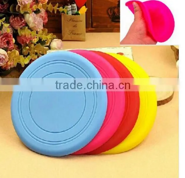 CY186 Fantastic Pet Dog Flying Disc Tooth Resistant Training Toy Play Frisbee Tide photo-4