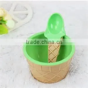 BSCI Factory Food Grade Plastic Ice Cream Serving Bowl,Round Ice Cream Bowl photo-3