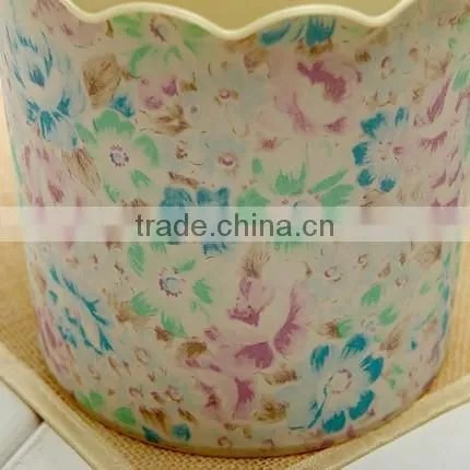 2015 New Beautiful Lace Shape Plastic Dustbin (small) photo-4