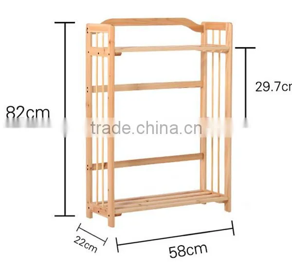Solid Wood Indoor or Outdoor Flower Shelf Rack photo-4