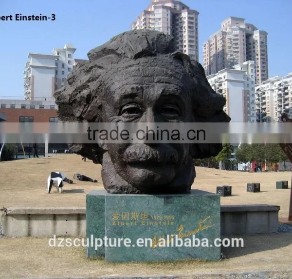 Best Quality Bronze Albert Einstein Bust Sculpture photo-2