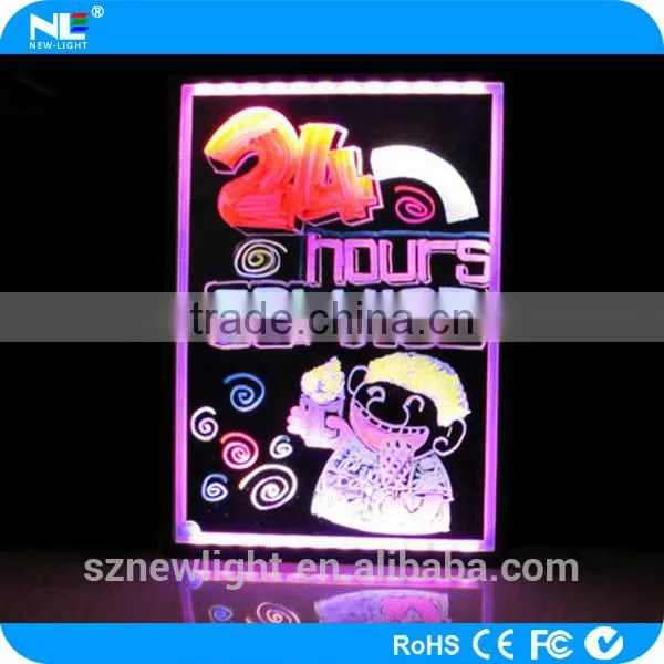 2016 Wholesale New Products Cafe Led Sign Board Led Writing Board With Usb Interface for Advertising and Promotion Board photo-5