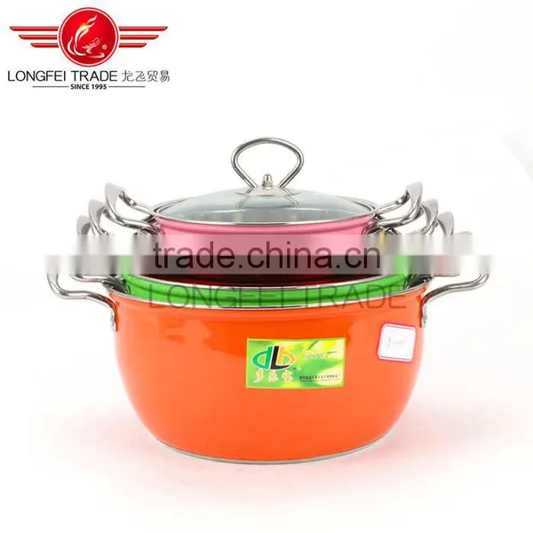 Non-stick Stock Pot/soup Stock Pot/stainless Stee Colorful Stock Pot photo-2